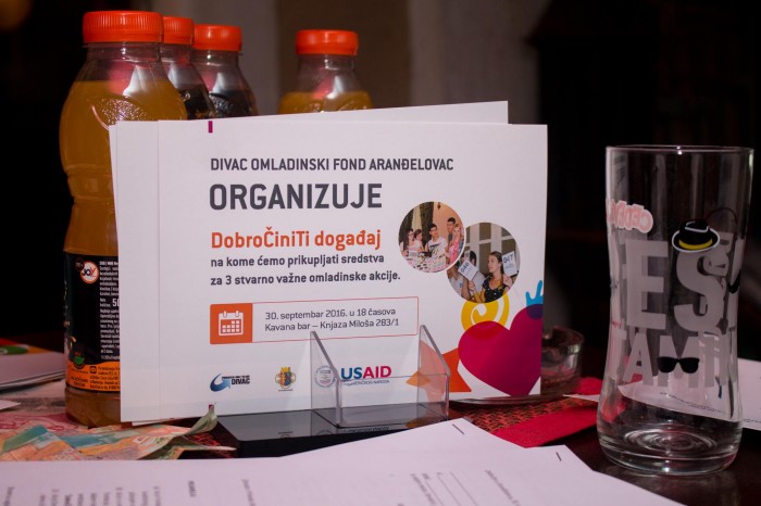 At the „DOBROČINITI" („DoGood") EVENT ORGANIZED IN ARANĐELOVAC, OUR YOUNG COLLEAGUES RAISED FUNDS FOR THREE INITIATIVES FOR BETTER TOWN