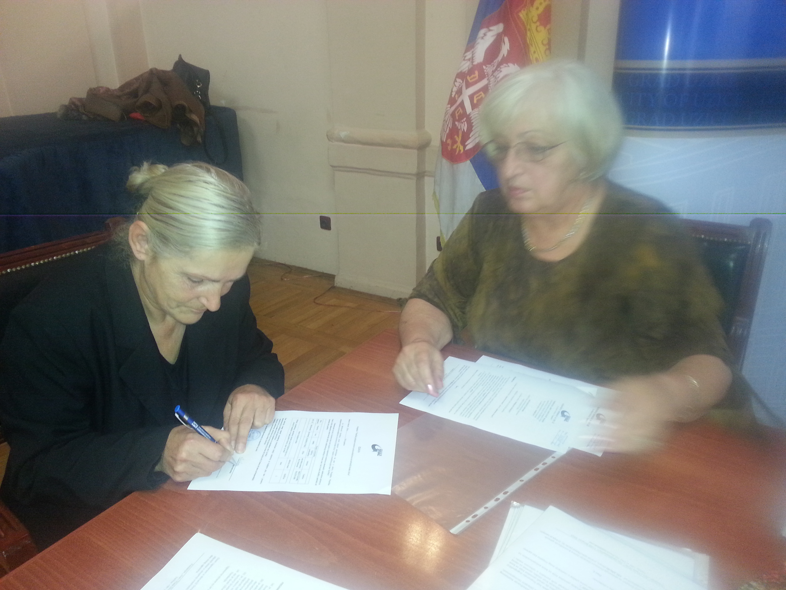 Today in Užice signed the contracts of the donations for purchase of the goats