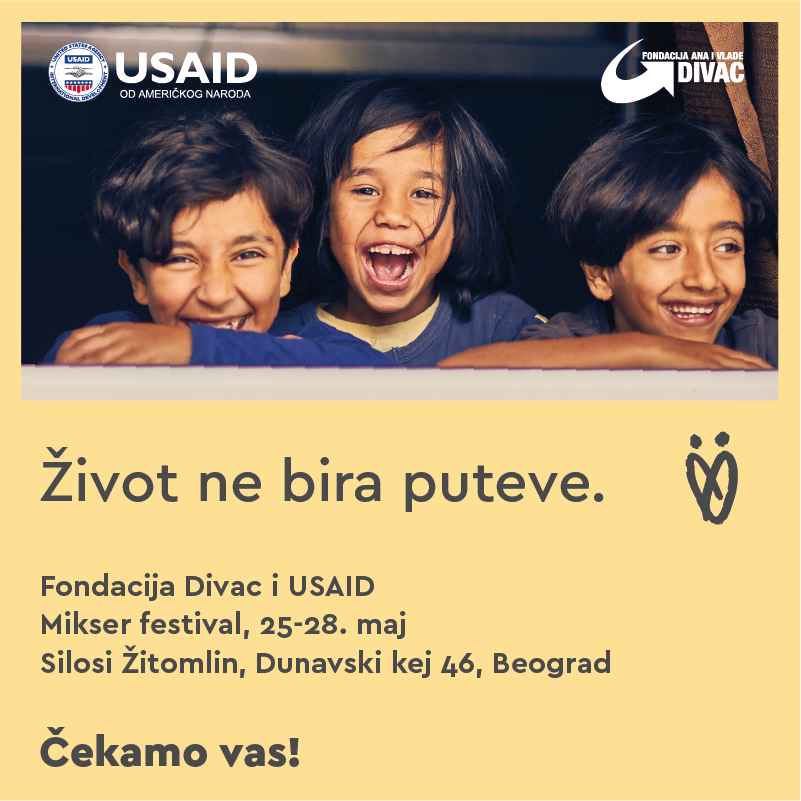 Divac Foundation and USAID at Mikser Festival 25th-28th May 