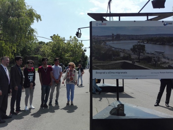 Exhibition "Belgrade in the Eyes of Migrants" at Kalemegdan