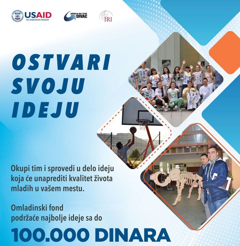 Omladinski fondovi Vranje i Sremska Mitrovica otvorili su konkurse za projekte mladih