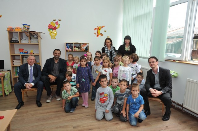 Eurobank and the "Ana and Vlade Divac" Foundation Completed Kindergarten Reconstruction in Ub