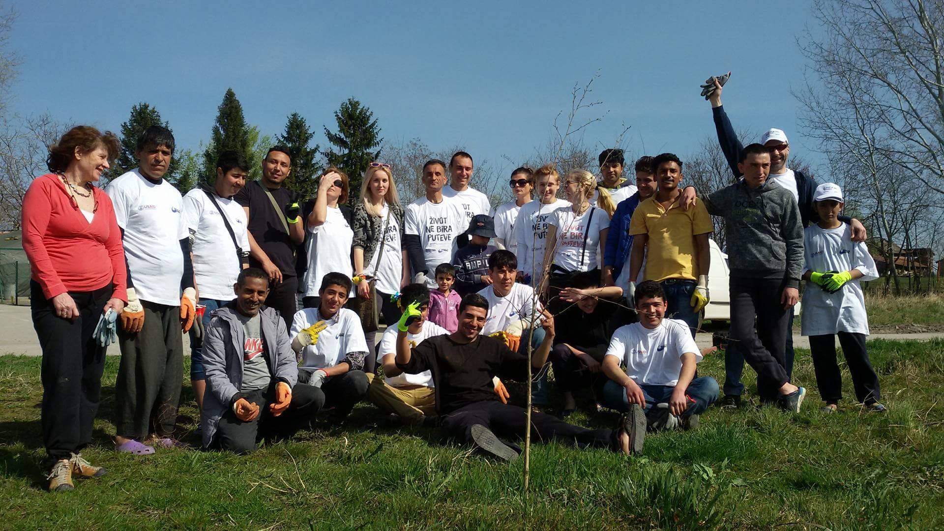 Ana and Vlade Divac Foundation and USAID organized ecological actions