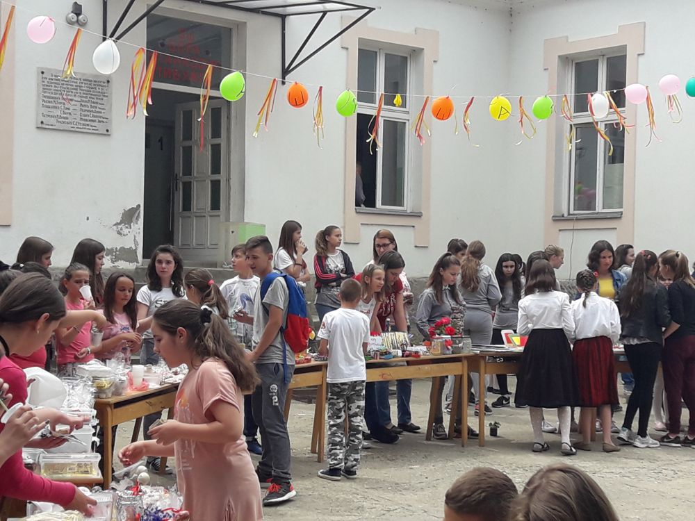 Children from the village of Tibuzde are hoping for new benches and chairs