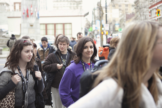 Flickr/Acting for Film & Television - Students on their way to class