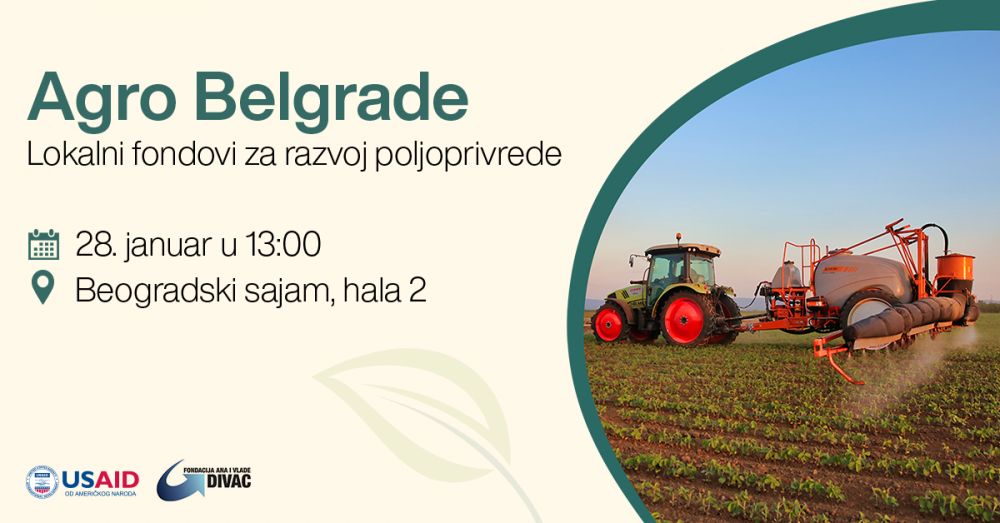 Agro Belgrade sajam: Lokalni fondovi za razvoj poljoprivrede