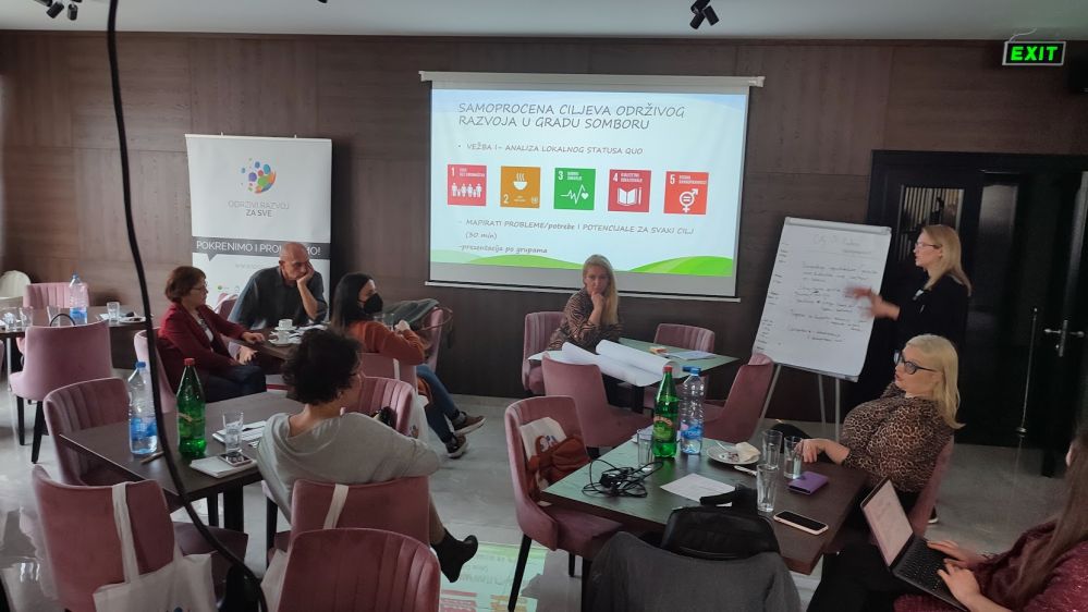 Two-day training on localization of SDG’s organized in Sombor