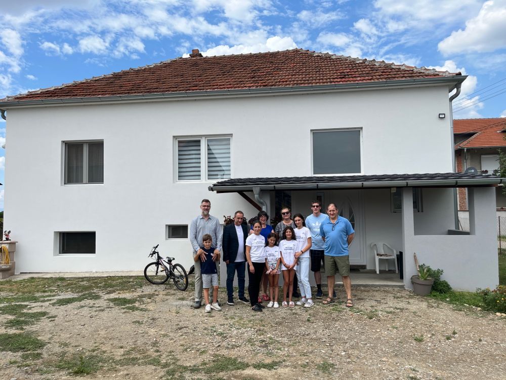 Renovirana kuća četvoročlanoj porodici Đokić u Batulovcu kod Vlasotinca