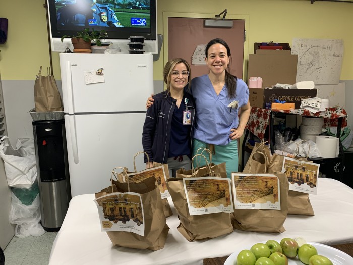 Food for NYC healthcare workers