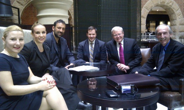 Foundation Ana and Vlade Divac representatives in Sydney