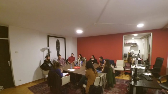 The first Focus Group held as the beginning of the research on youth attitudes toward solidarity within the project "Celebrating solidarity"